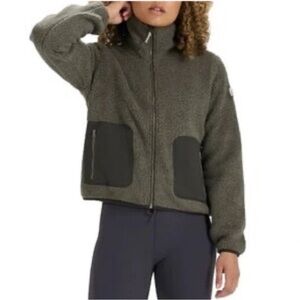 Vuori alpine Sherpa fleece jacket oregano